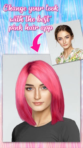 Image 1 for Pink Hair Photo Editor  P…