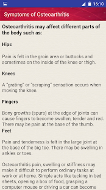 Image 2 for Osteoarthritis Joint Pain…