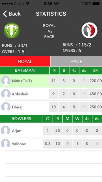 Imagen 0 para Cricket Scoreboard App