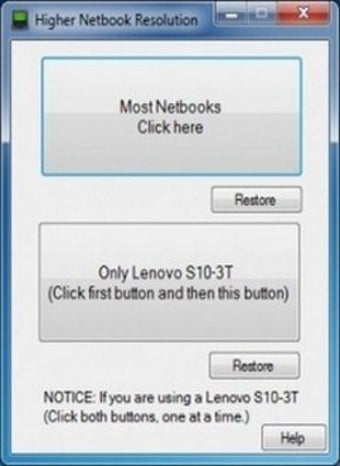Image 0 for Higher Netbook Resolution