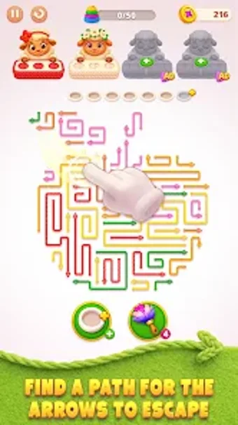 Image 0 for Yarn Escape - Arrows Puzz…