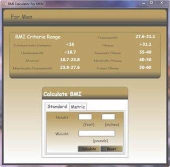 Imagen 0 para BMI Calculator for Men