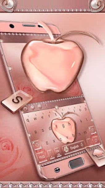Image 2 for Crystal Apple Rose Gold -…