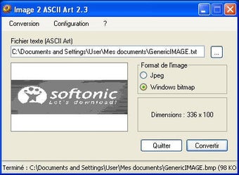 Image 0 for Image 2 ASCII Art