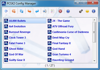 Image 0 for PCSX2 Config Manager