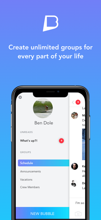 Imagen 1 para Bubble Group Messenger