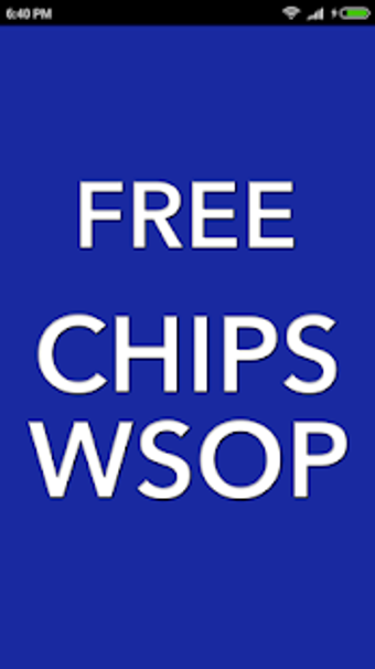 Image 1 for Free Chips For WSOP