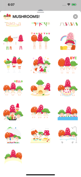 Image 3 for MUSHROOMS! Stickers