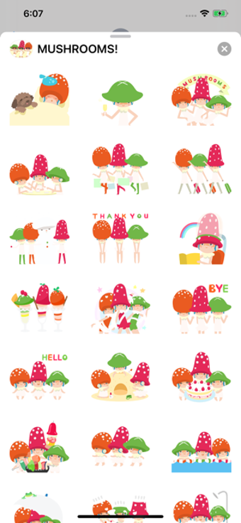 Image 0 for MUSHROOMS! Stickers
