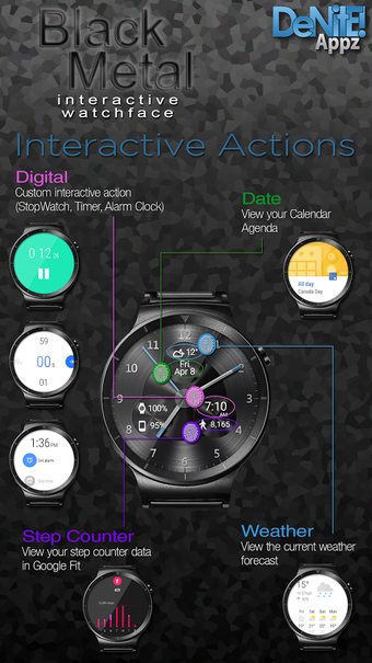 Image 0 for Black Metal HD Watch Face…