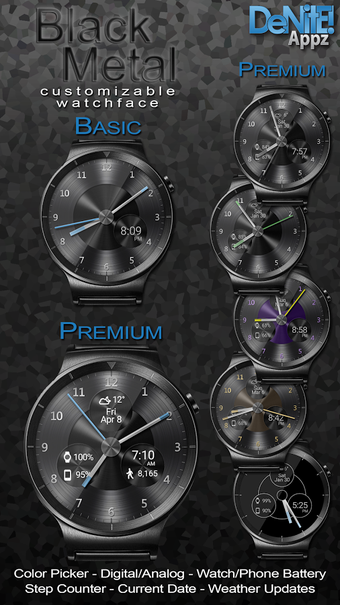 Image 1 for Black Metal HD Watch Face…