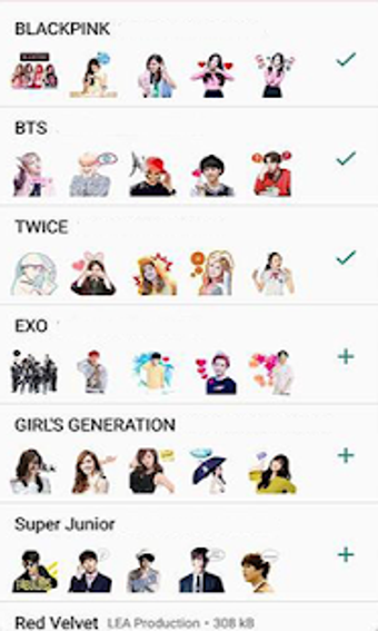 Imagen 1 para Best Sticker WA Korea KPO…