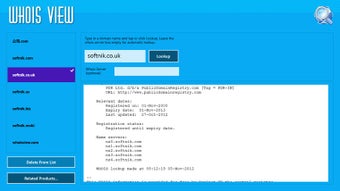 Image 1 for Whois View for Windows 8