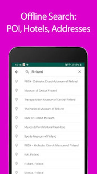 Image 1 for Finland Offline Map and T…