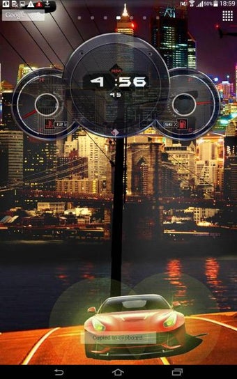 Image 2 for Speedometer Cars Clock Li…