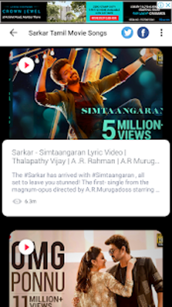 Imagen 3 para Sarkar Tamil Movie Songs