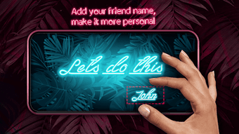 Imagen 2 para Neon Lights - Text Photo …