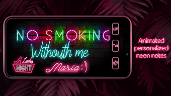 Imagen 1 para Neon Lights - Text Photo …