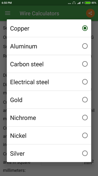 Imagen 2 para Wire Calculator