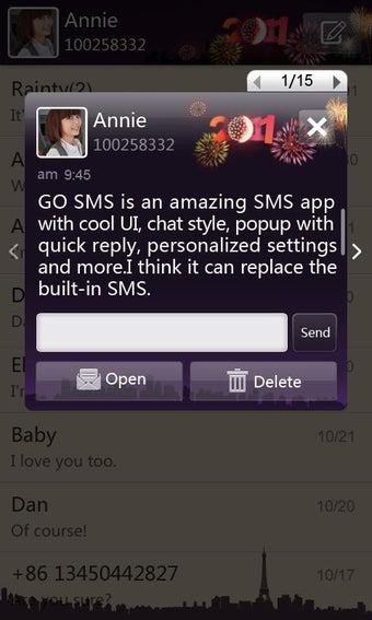 Imagen 0 para GO SMS New Year Theme - N…