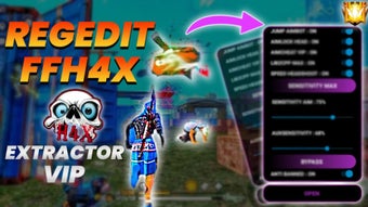 Image 0 for Regedit FFh4X vip firemax…
