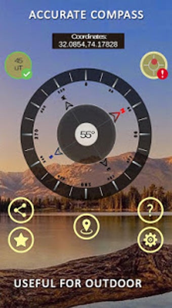 Imagen 2 para Gyro Compass App for Andr…