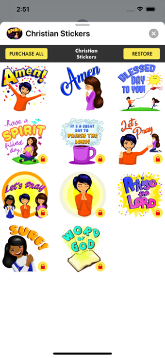 Image 1 for Christian Stickers - Bles…