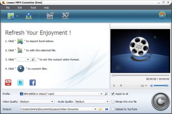 Image 1 for Leawo Free MP4 Converter