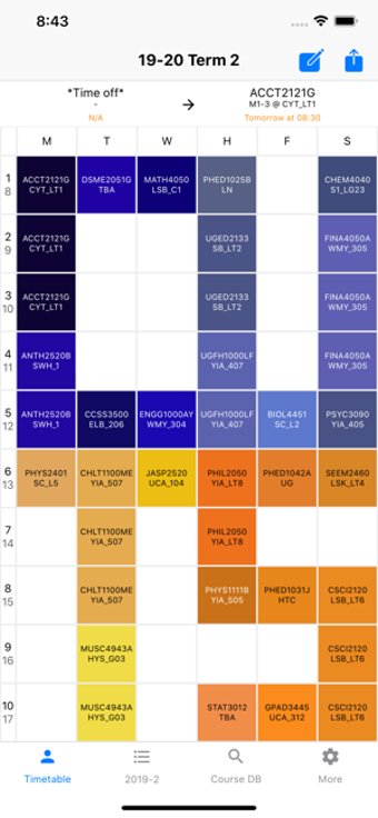 Image 2 for CUTS - CUHK Timetable Sys…