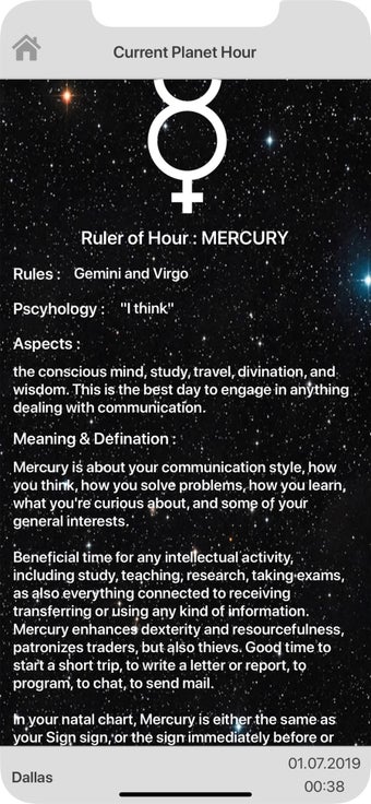 Image 3 for Planetary Hours Calculato…