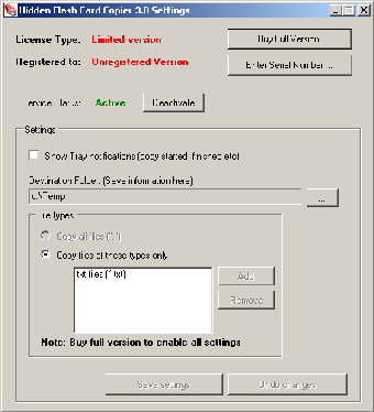 Imagen 0 para Hidden Flash Card Copier