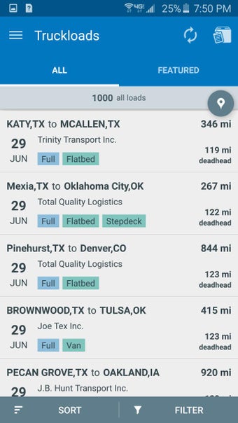 Imagen 0 para Trucker Path Truckloads