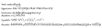 Imagen 0 para Anke Calligraphic FG