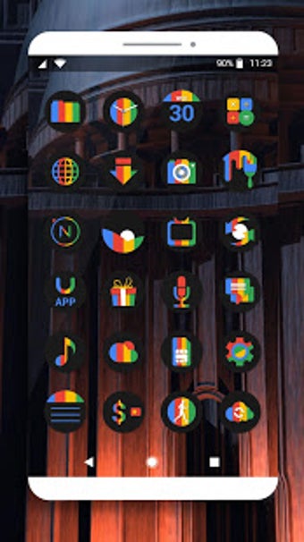 Imagen 2 para Pix Dark Icon Pack