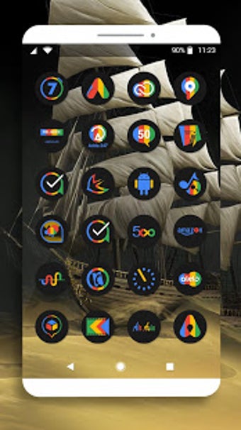 Imagen 3 para Pix Dark Icon Pack