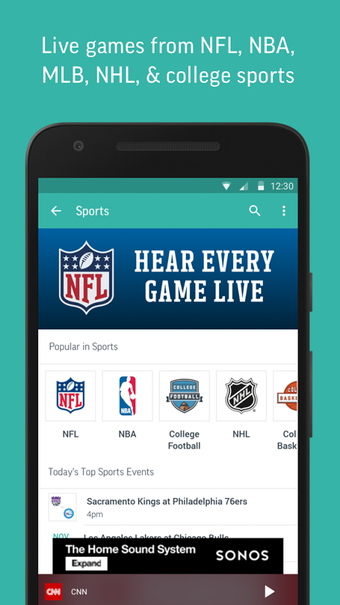Imagen 8 para TuneIn: NFL Radio, Music,…
