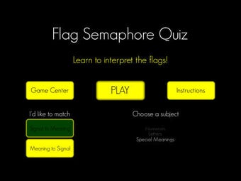Image 0 for Flag Semaphore Quiz