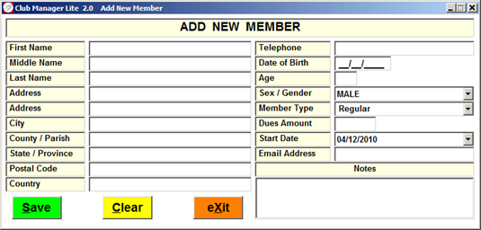 Image 0 for Club Manager Lite