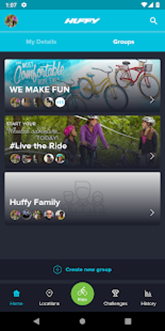 Image 1 for Huffy Biking App