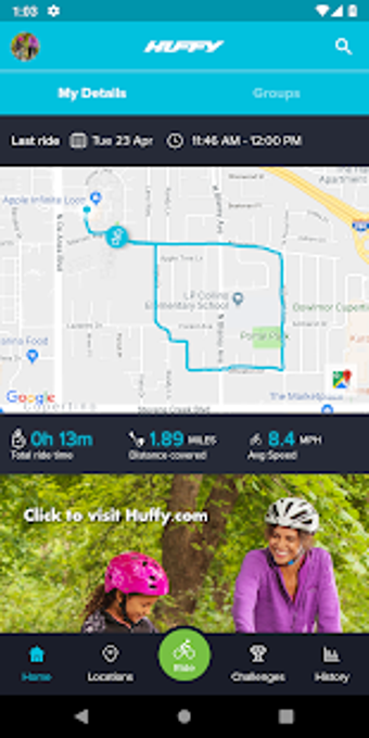 Image 3 for Huffy Biking App
