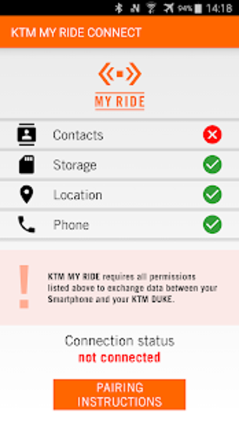 Image 1 for KTM MY RIDE CONNECT