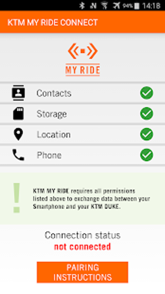 Imagen 3 para KTM MY RIDE CONNECT