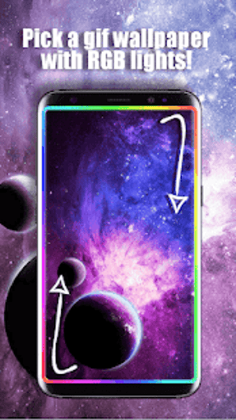 Imagen 3 para Edge Light Live Wallpaper…