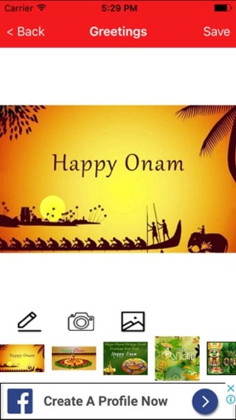 Image 1 for Onam Greetings Maker For …