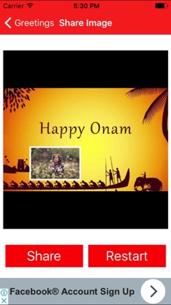 Image 0 for Onam Greetings Maker For …