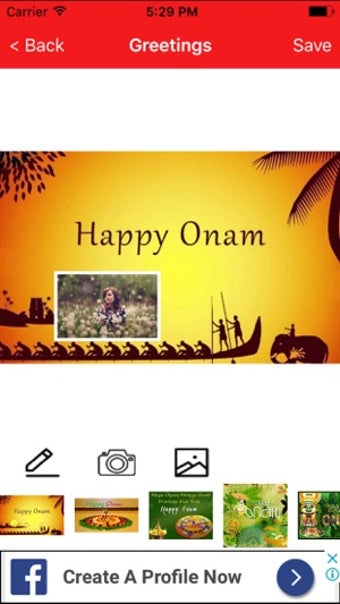 Image 2 for Onam Greetings Maker For …