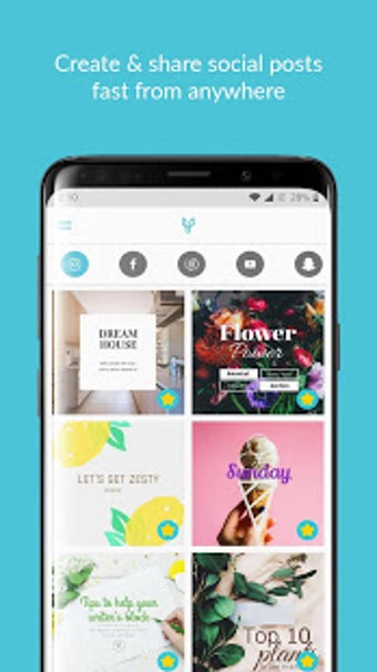 Imagen 0 para Social Post Maker for Fac…