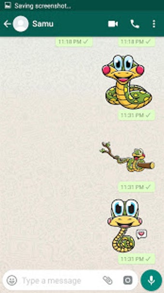 Image 0 for Snake WAStickers for What…