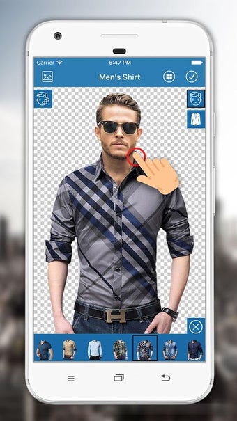 Imagen 2 para Man Shirt Photo Editor