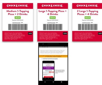 Imagen 1 para Chuck E Cheeses Coupons D…